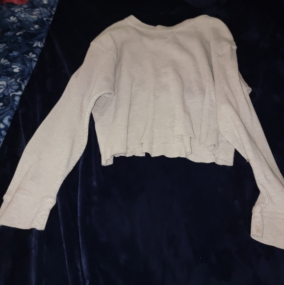 Women's Beverly Hills Polo Club cropped long-sleeve top - Picture 4 of 5